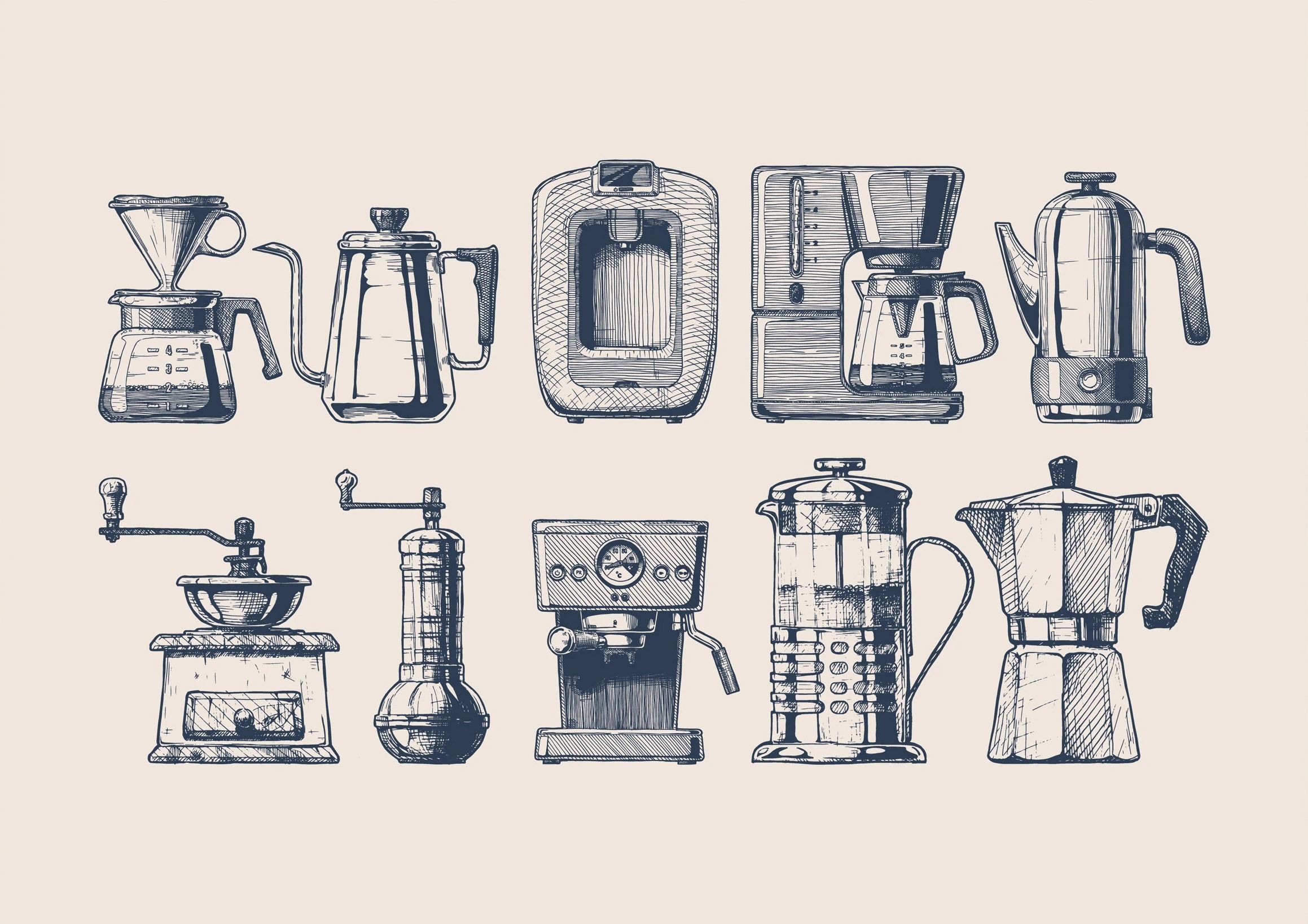 Caffeinated Narrative Canvas – High-Definition Skeleton Line Art Architectural Art