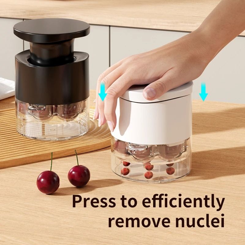 Easy Press Cherry Pitter Tool with Multi Hole Design