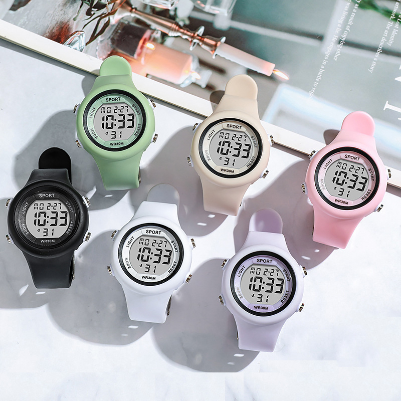 Kids LED Digital Sports Watch, Waterproof, Luminous Alarm Clock for Boys & Girls