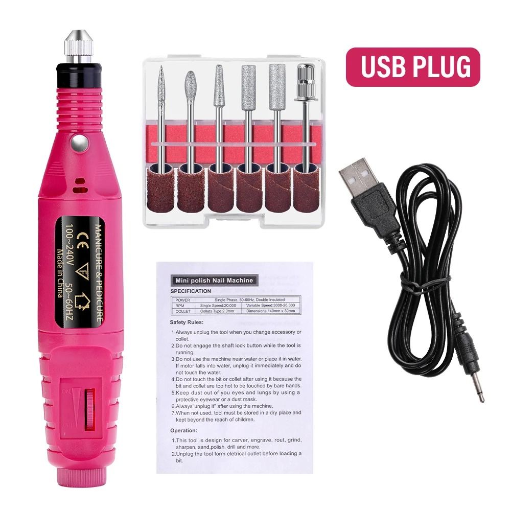 Electric Nail Drill & Sander Set