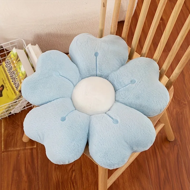 Daisy Seat Cushion Sunflower Pillow Flower Mat Plush Toy Mat Office Mat Christmas Gift