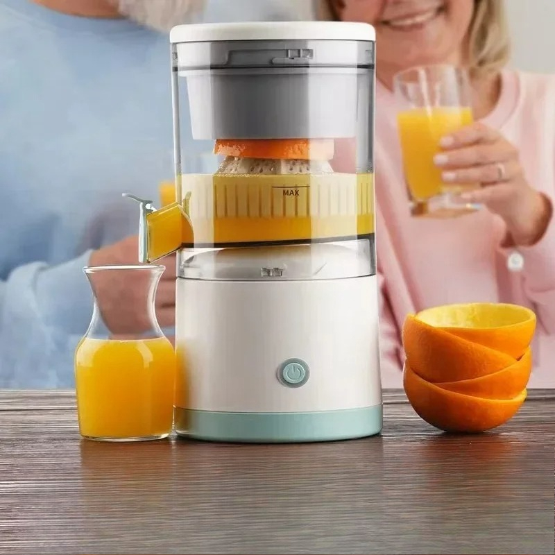 Electric Juice Extractor, Wireless USB Charging, Fruit Separation Press Cup for Fresh Juice