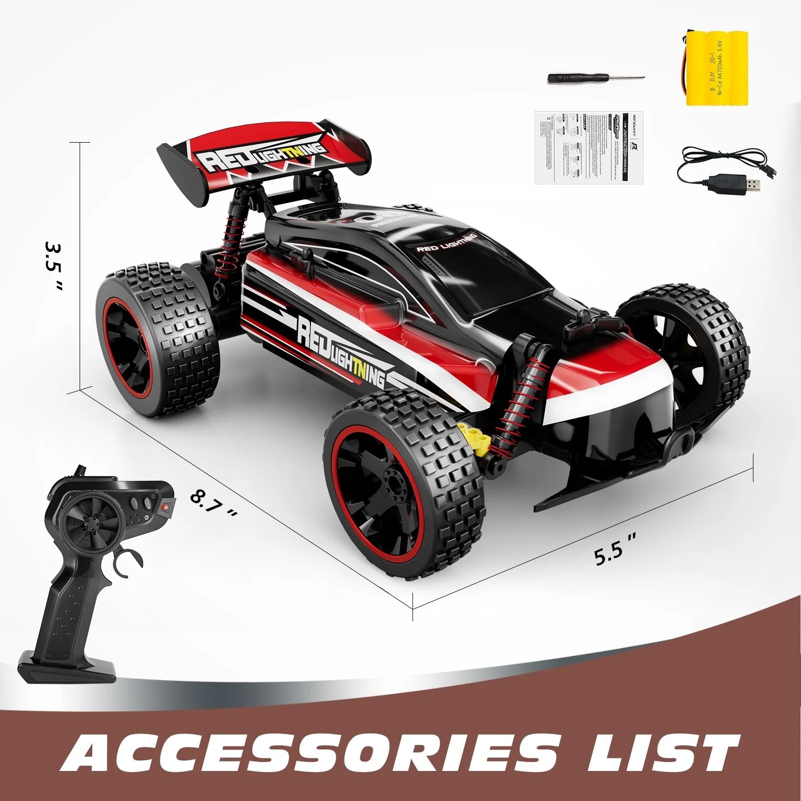 High Speed 1 18 RC Car 20kmh Remote Control Drift Car with Rechargeable Battery