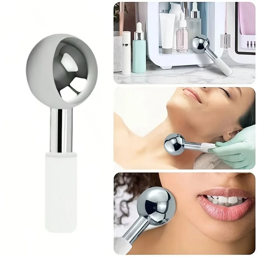 Stainless Steel Facial Cooling Roller and Beauty Ball
