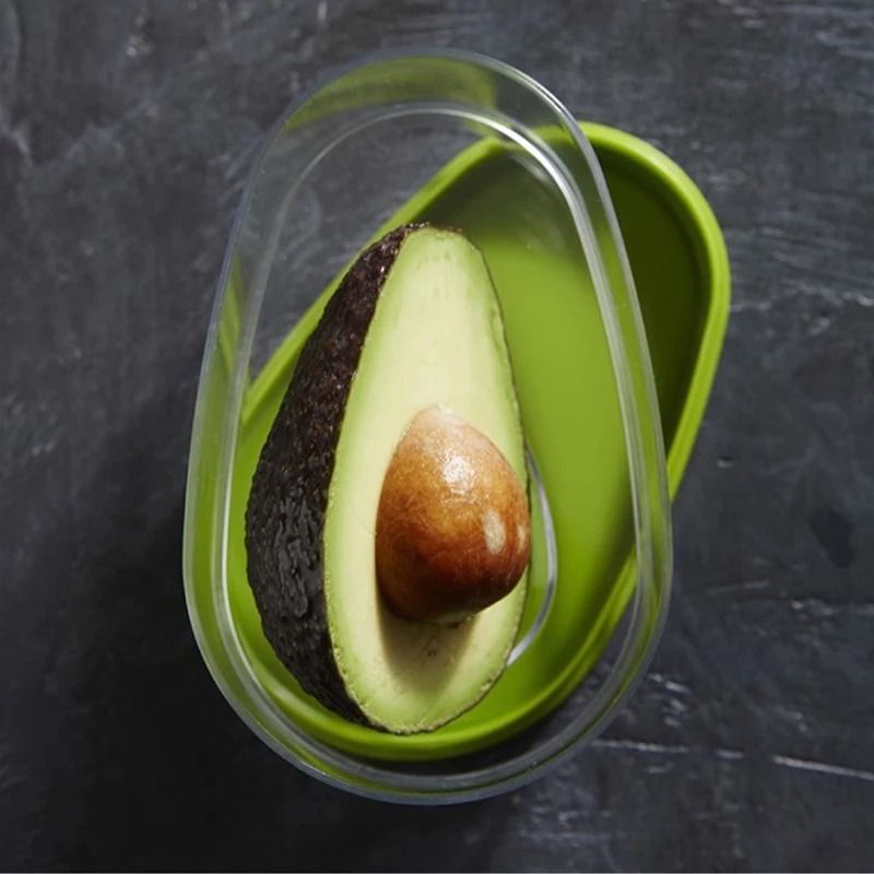 Avocado Storage Container Fresh Food Saver Box for Fridge and Meal Prep