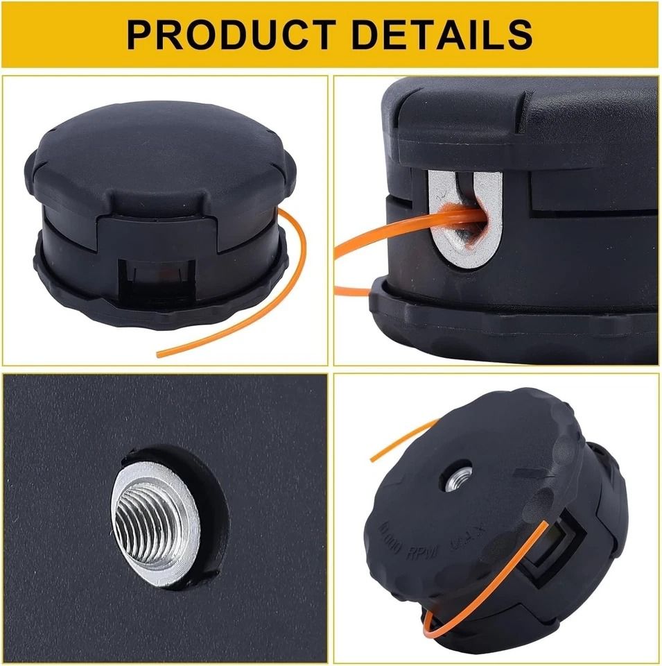 Universal Speed Feed Trimmer Head for Echo Weed Eater Replacement