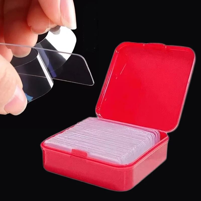 Double Sided Mounting Tape Waterproof Removable Reusable Wall Sticky Pads Set