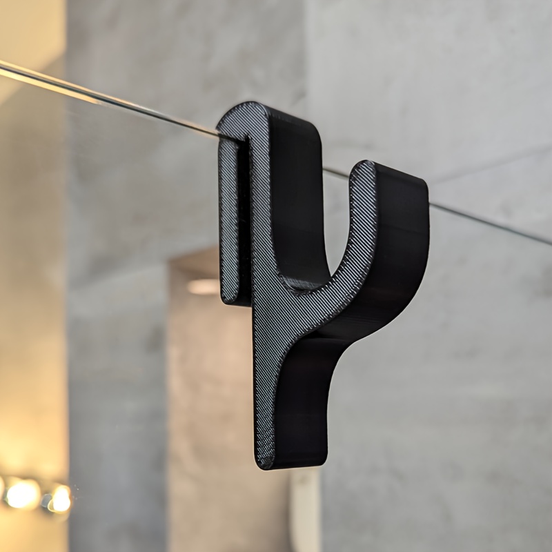 Shower Door Towel Hook for Glass Bathroom Hanger Clothes Towel Bathrobes Laundry Dormitory