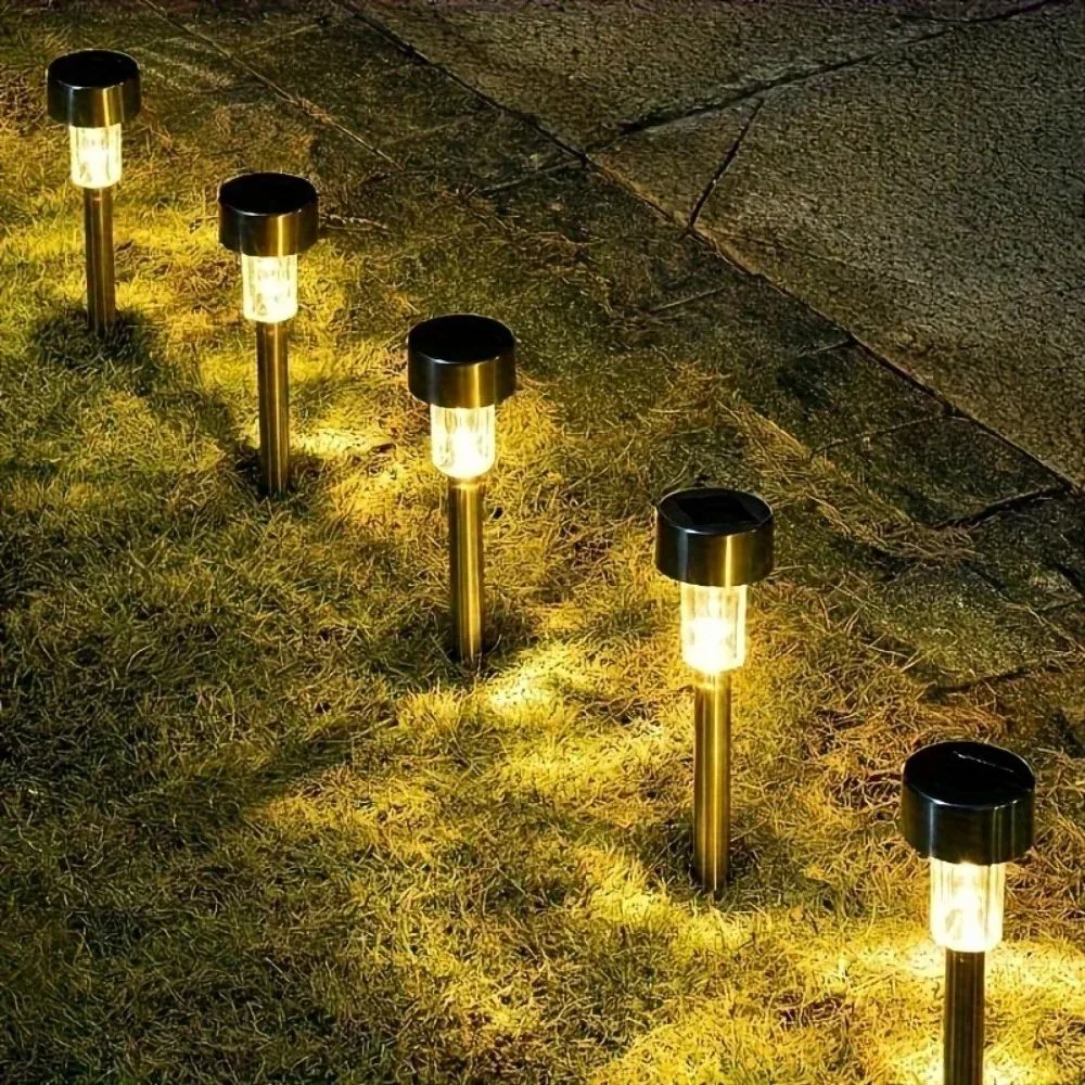 10 Piece Solar LED Garden Path Lights Set