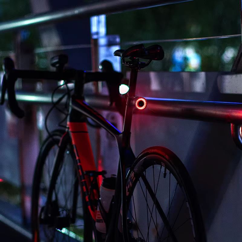 ROCKBROS Smart Brake Bicycle Tail Light USB Rechargeable Waterproof Rear Light