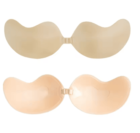 Seamless Self Adhesive Strapless Push Up Bra Invisible Silicone Lift