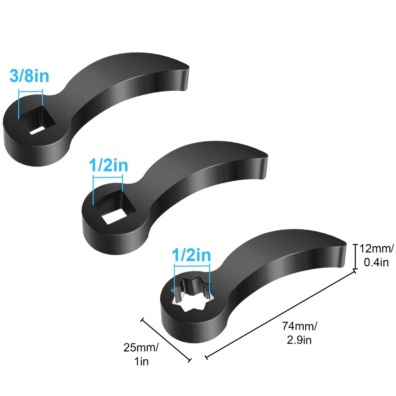 Multi-Angle Pry Bar Adapter, High-Strength Carbon Steel, Flexible Leverage