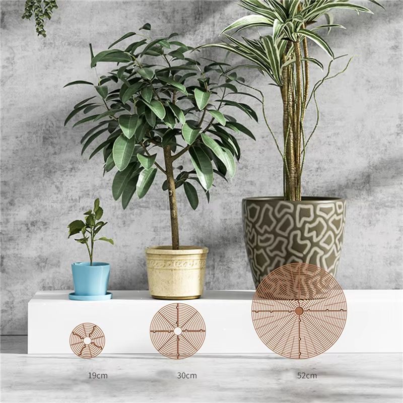 Cat-Proof Plant Pot Soil Guard with Fixing Nails