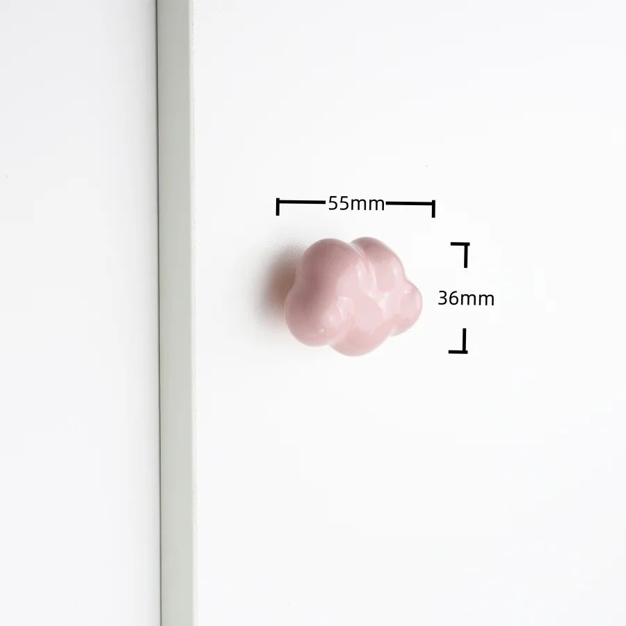 Cute Ceramic Star Moon Cloud Cabinet Knobs