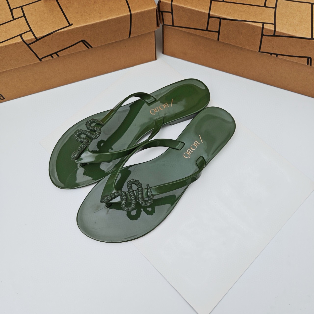 Women Snake Zodiac Flip Flops Non Slip Beach Sandals Summer Casual Slippers