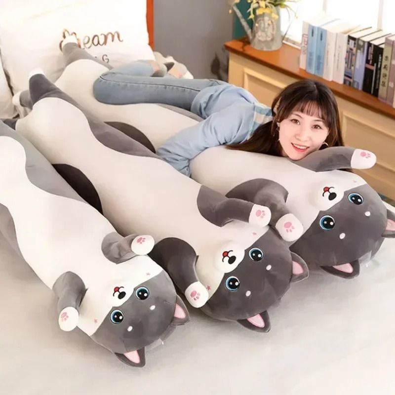 Lovely Husky Side Sleeping Body Pillow