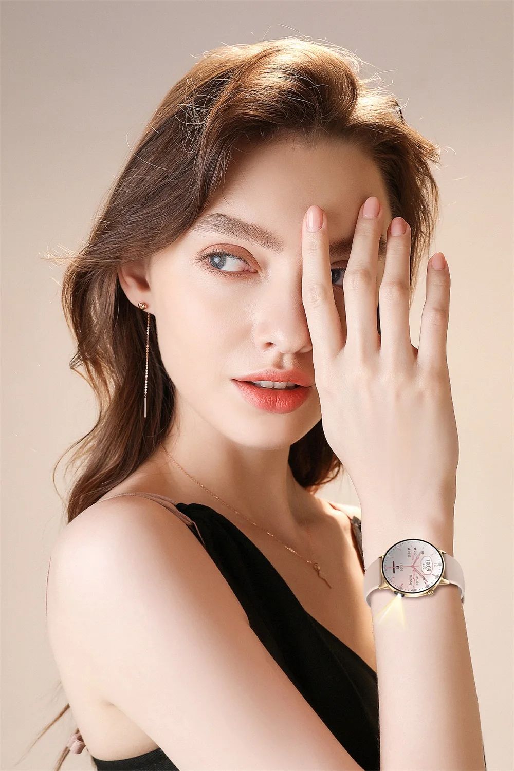 Women AMOLED Bluetooth Calling Smartwatch with Flashlight