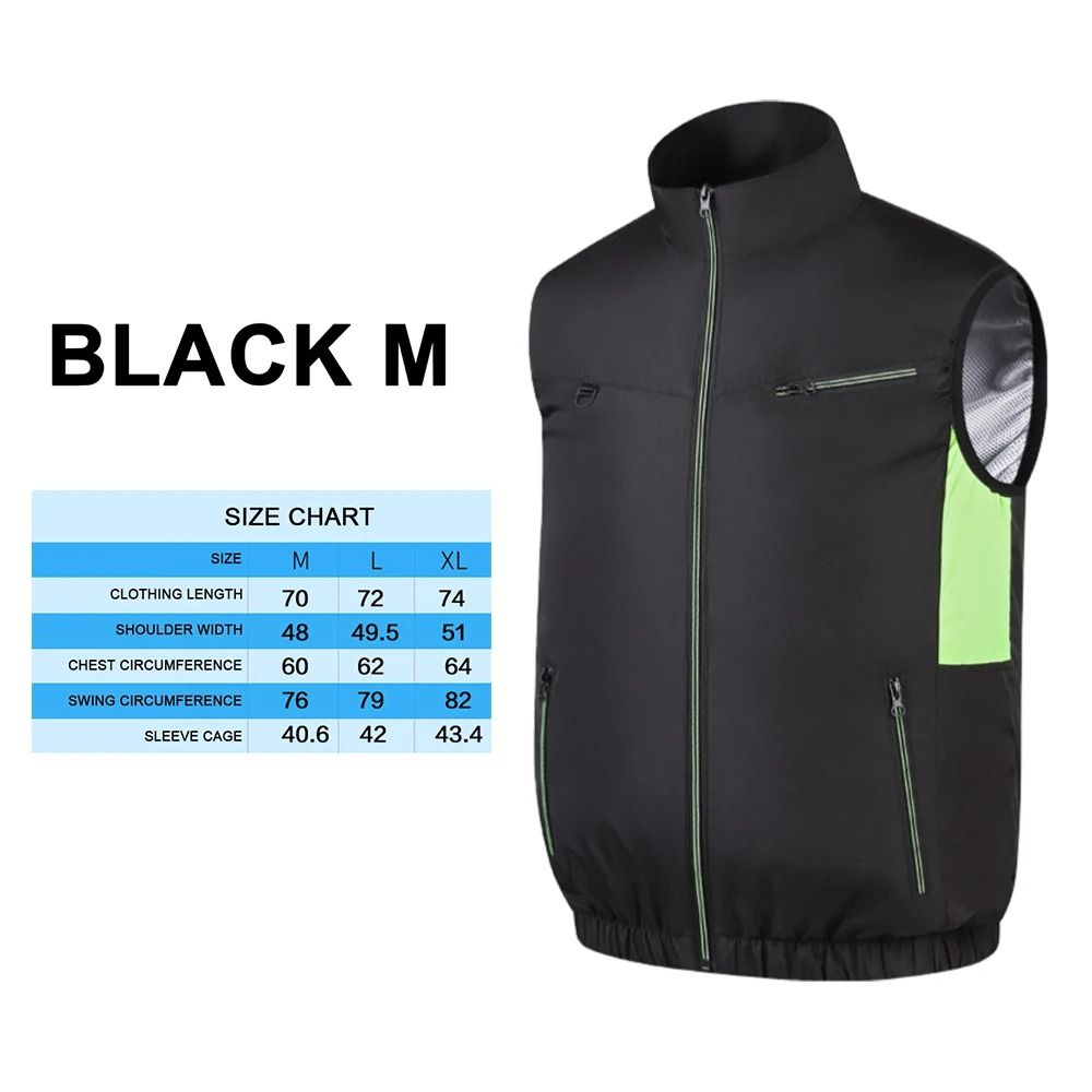 Cooling Fan Vest Summer Heat Resistant Air Conditioning Vest