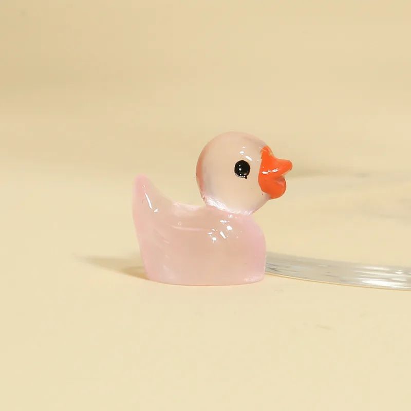 Glow in the Dark Mini Duck Figurines