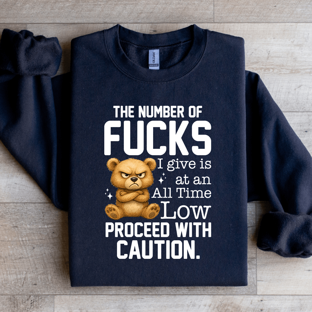The Number Of F-cks Sweatshirt