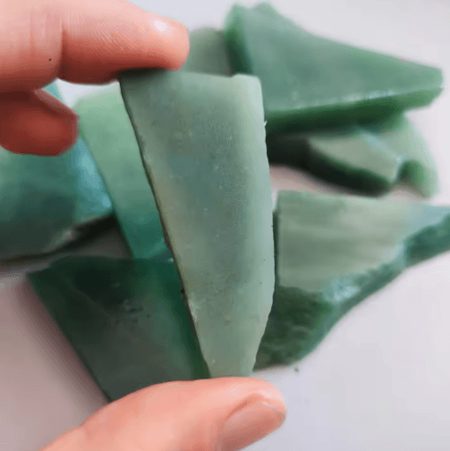Natural Jadeite Raw Stone – Green Jade Crystal Mineral Specimen for Decor & Healing