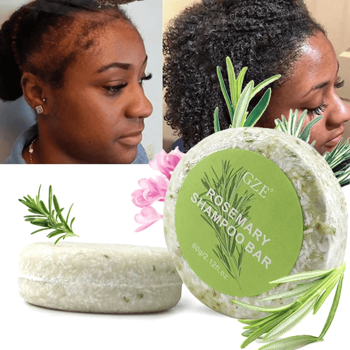 Rosemary Hair Strengthening Shampoo Bar – Nourishes and Revives Weak Hair Naturally