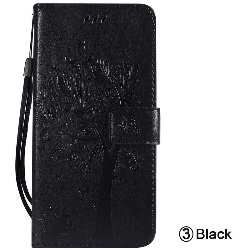 Leather Flip Wallet Phone Case with Card Holder