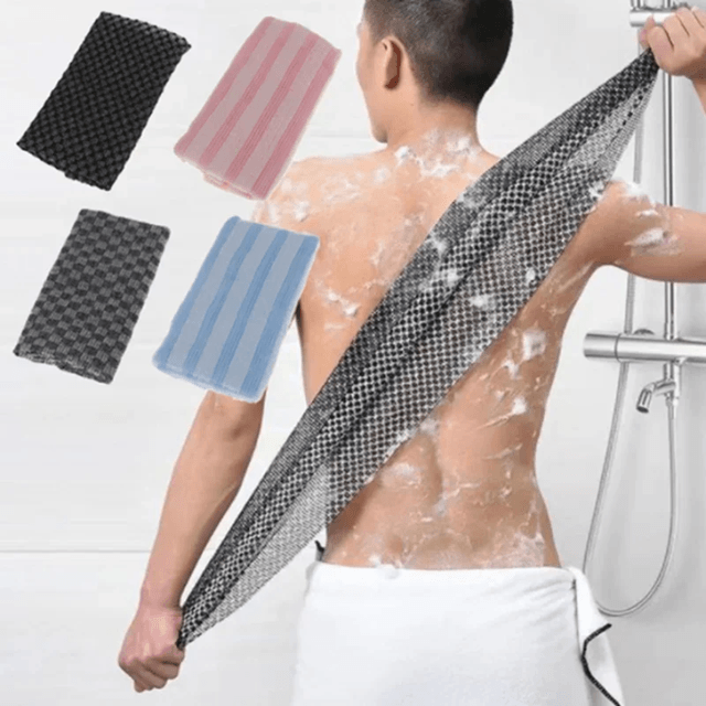 ZenSkin Japanese Exfoliating Bath Towel Nylon Body Scrub Washcloth