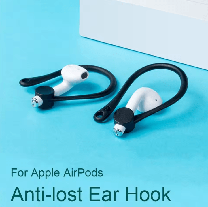 Silicone Anti-Loss Ear Hooks for AirPods Secure Fit Protective Earphone Holders