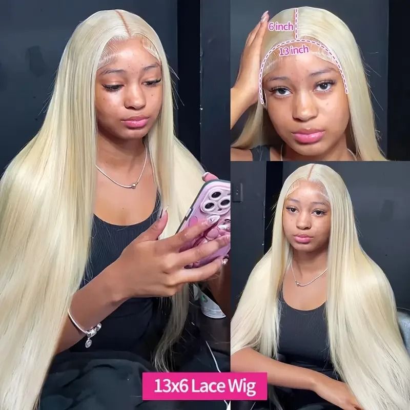 Elite 250 Density Blonde 613 Human Hair Lace Frontal Series