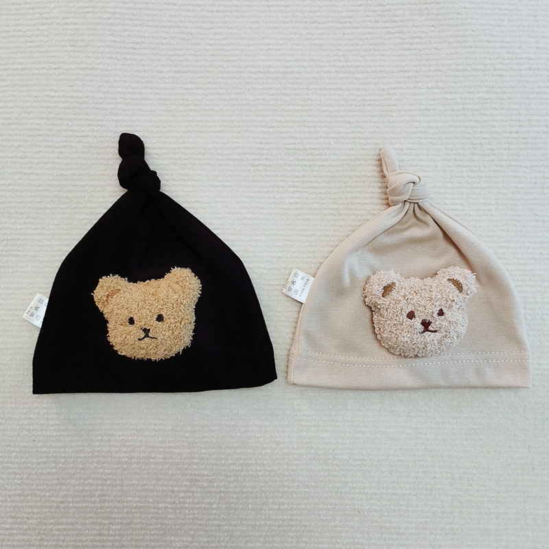 Cute Bear Cap Newborn Accessories, Soft Baby Hat for Newborns, Kids Baby Photography Props