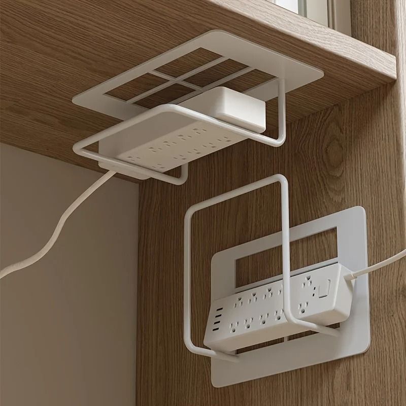 Non-Drilling Wall-Mounted Router Bracket – High-Performance Multi-Purpose Cast Iron Storage Rack