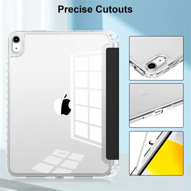 Magnetic iPad Case with Pencil Holder and Multi-Model Compatibility