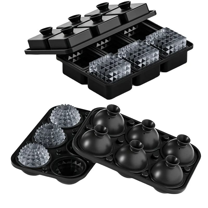 High-Fidelity Silicone Ice Ball Mold Set