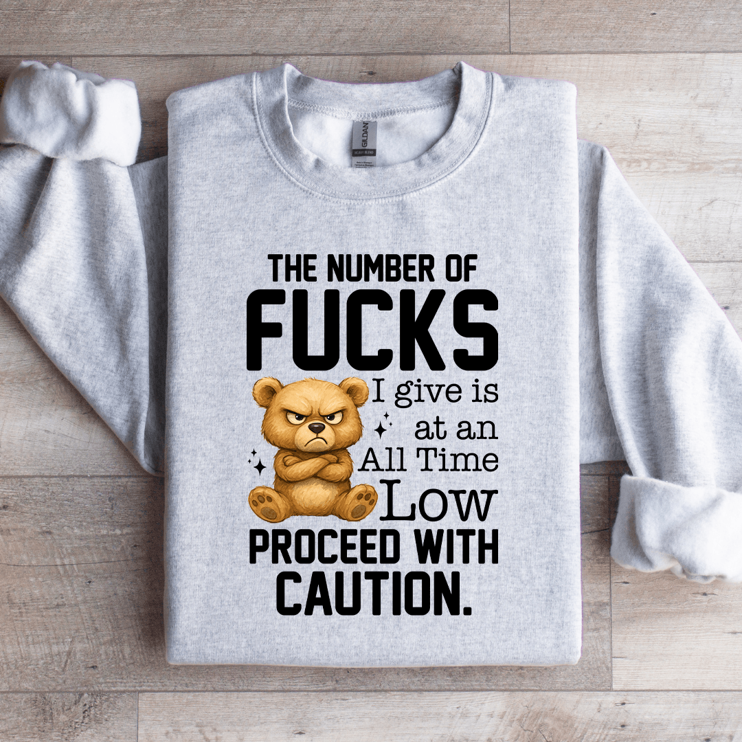 The Number Of F-cks Sweatshirt