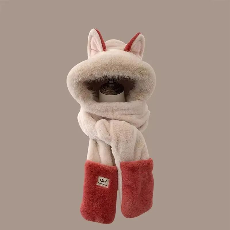 Luxury Faux Fox 3-in-1 Thermal Winter Hood