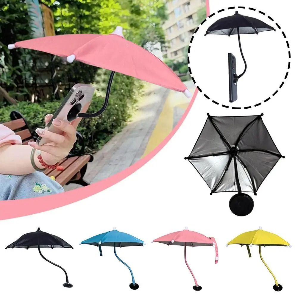 Magnetic Phone Umbrella Anti-Glare Sun Shade with 360 Rotation for iPhone 17 16 15 14 Pro Max and Android Devices