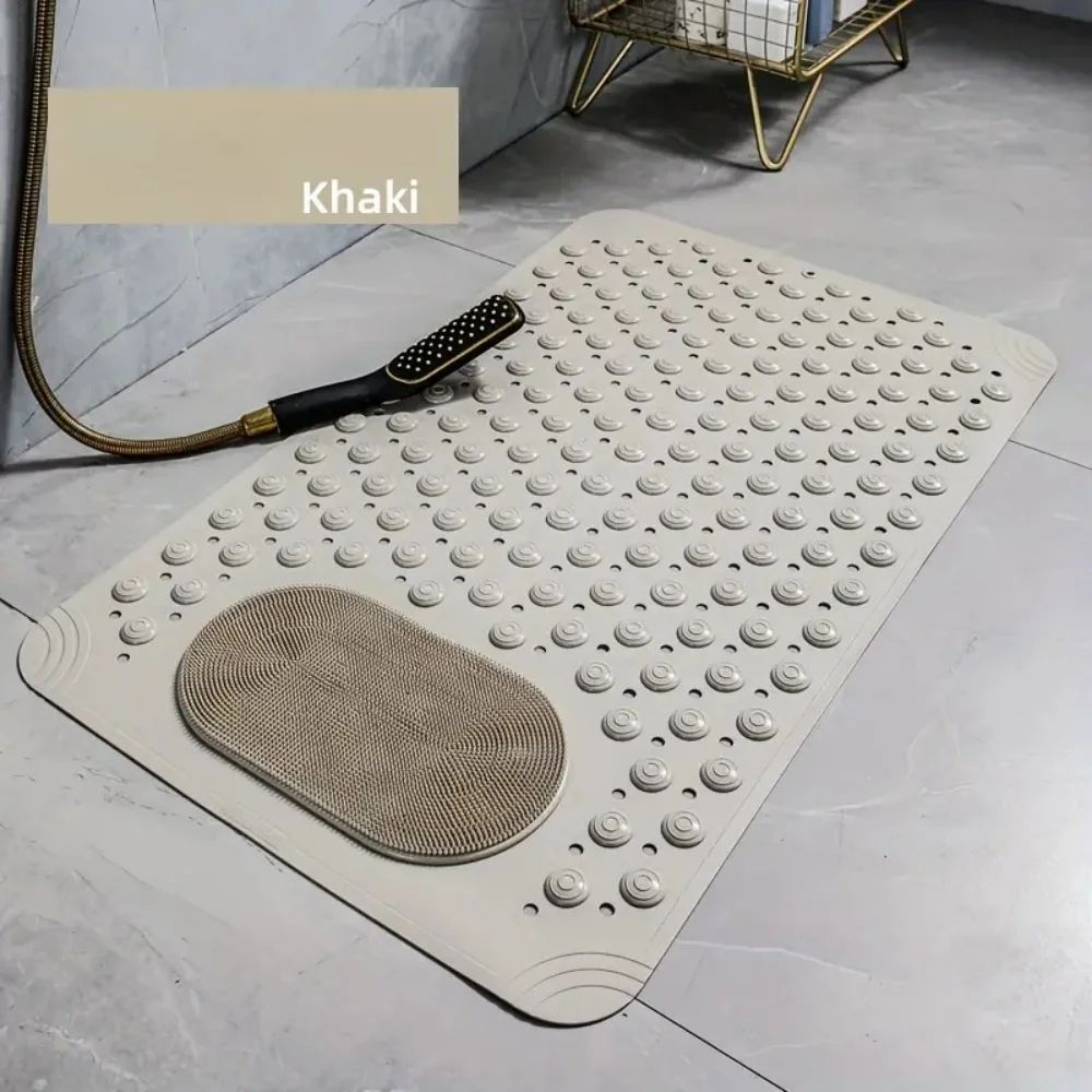 Hotel-Quality Non-Slip Shower Mat 380MM x 690MM with Strong Suction Cups - Luxury Anti-Slip Bathroom Safety Mat