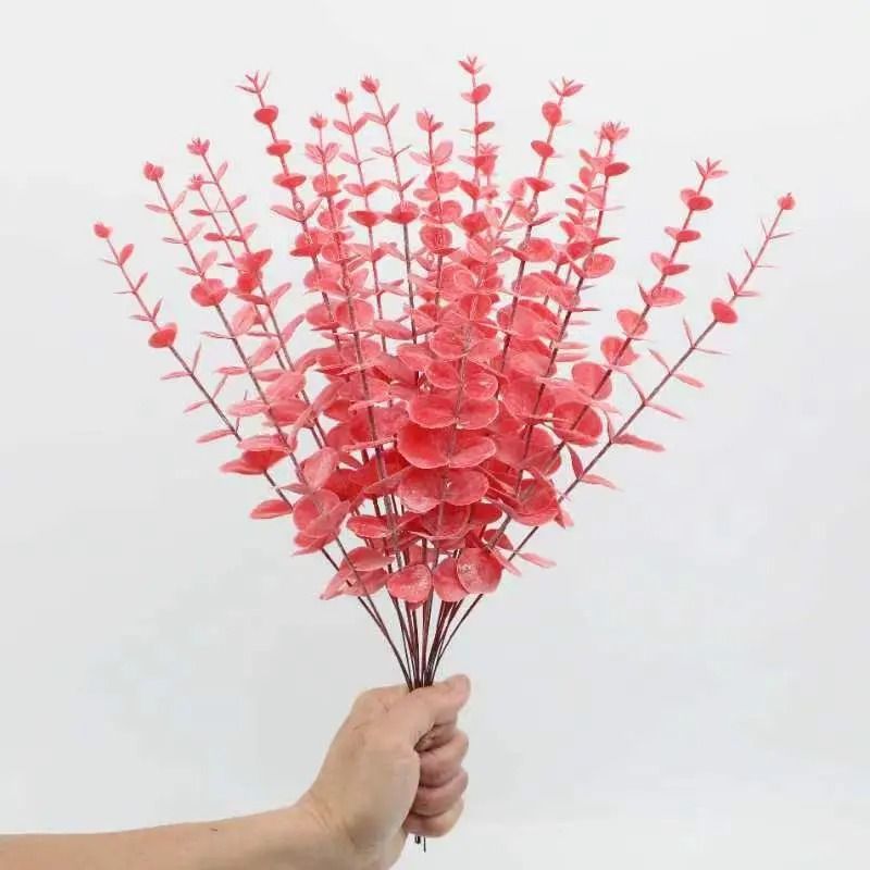100-Piece Bulk Artificial Eucalyptus Leaf Set