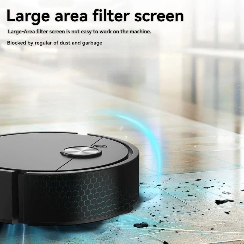 CleanBot 360° Smart Mini Vacuum & Mop Robot - Automatic Sweeping, Suction & Mopping Cleaner