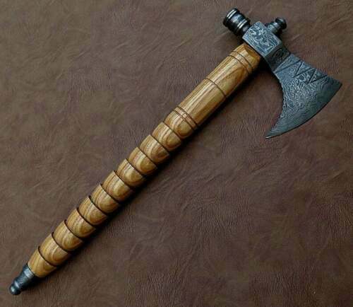 Handmade Damascus Steel Viking Tomahawk | 15