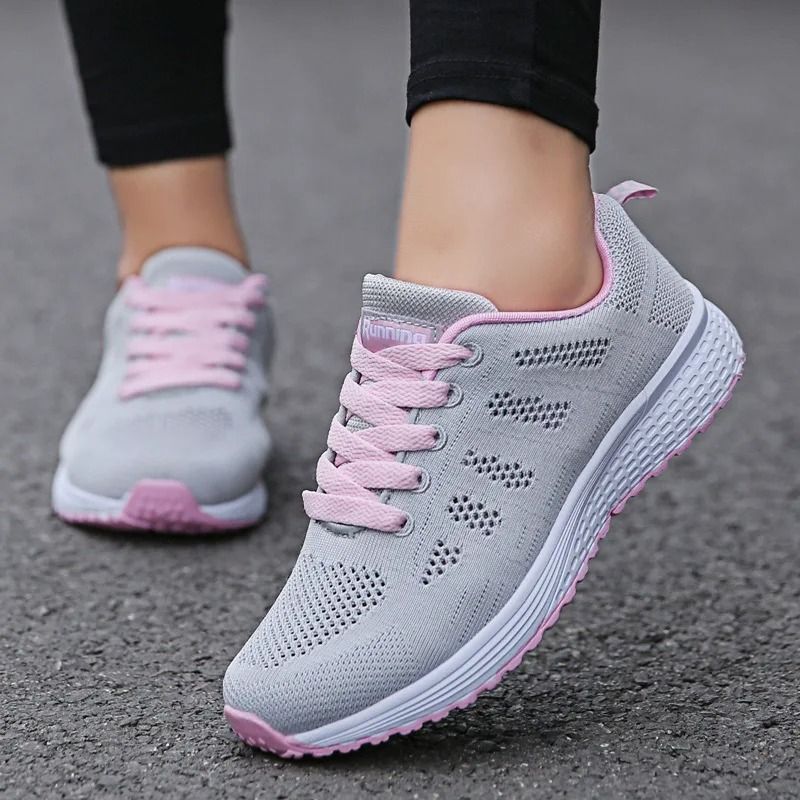 Womens Breathable Mesh Walking Shoes