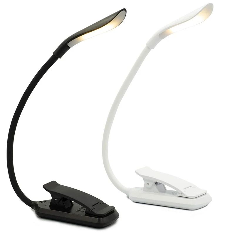 Mini USB Rechargeable Clip On Book Light