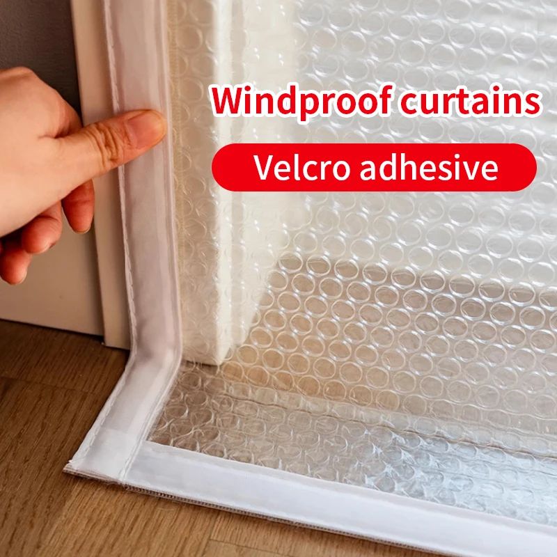 ThermaSeal Winter Windproof Insulated Door and Window Curtain