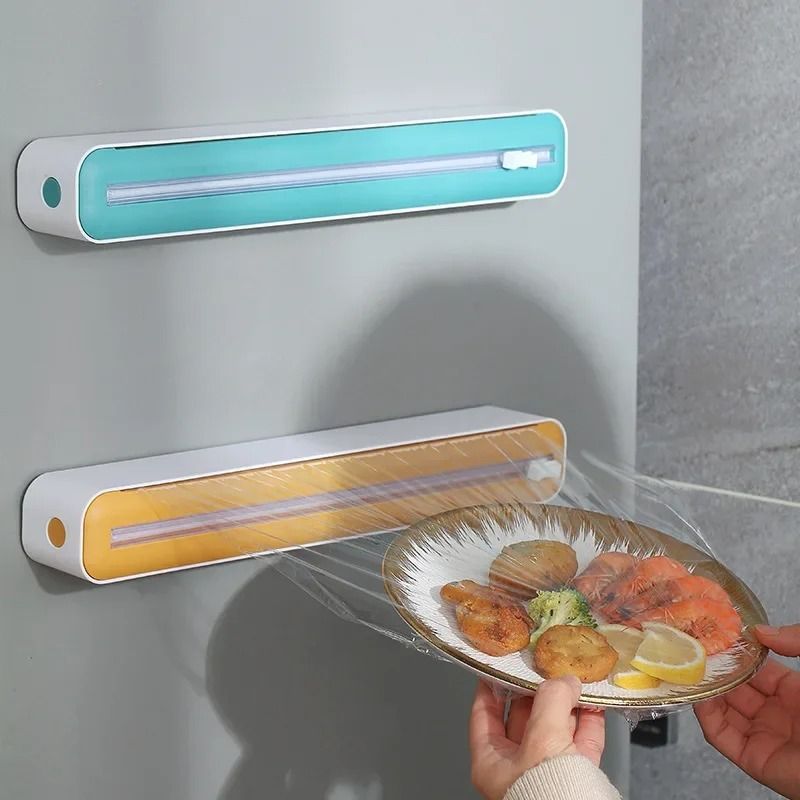 Basalt Glide Dispenser | High-Fidelity Plastic Wrap & Foil Cutter | Executive Culinary Utility Hub