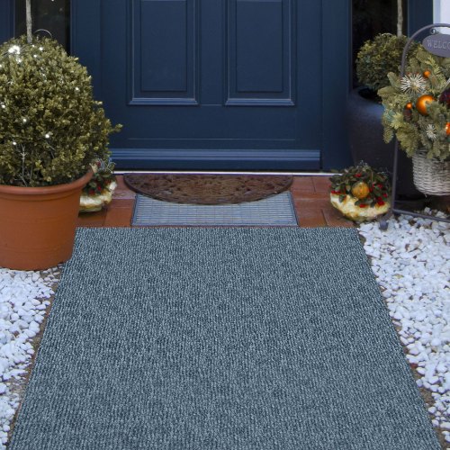 6x39.3 ft Gray Marine Carpet, Waterproof Anti-Slide Boat Deck Rug, 32 oz Cut Pile Outdoor Carpet for Patio