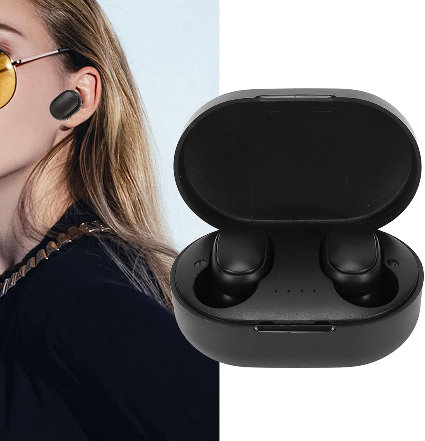 Wireless Bluetooth Earbuds with LED Display and Touch Control