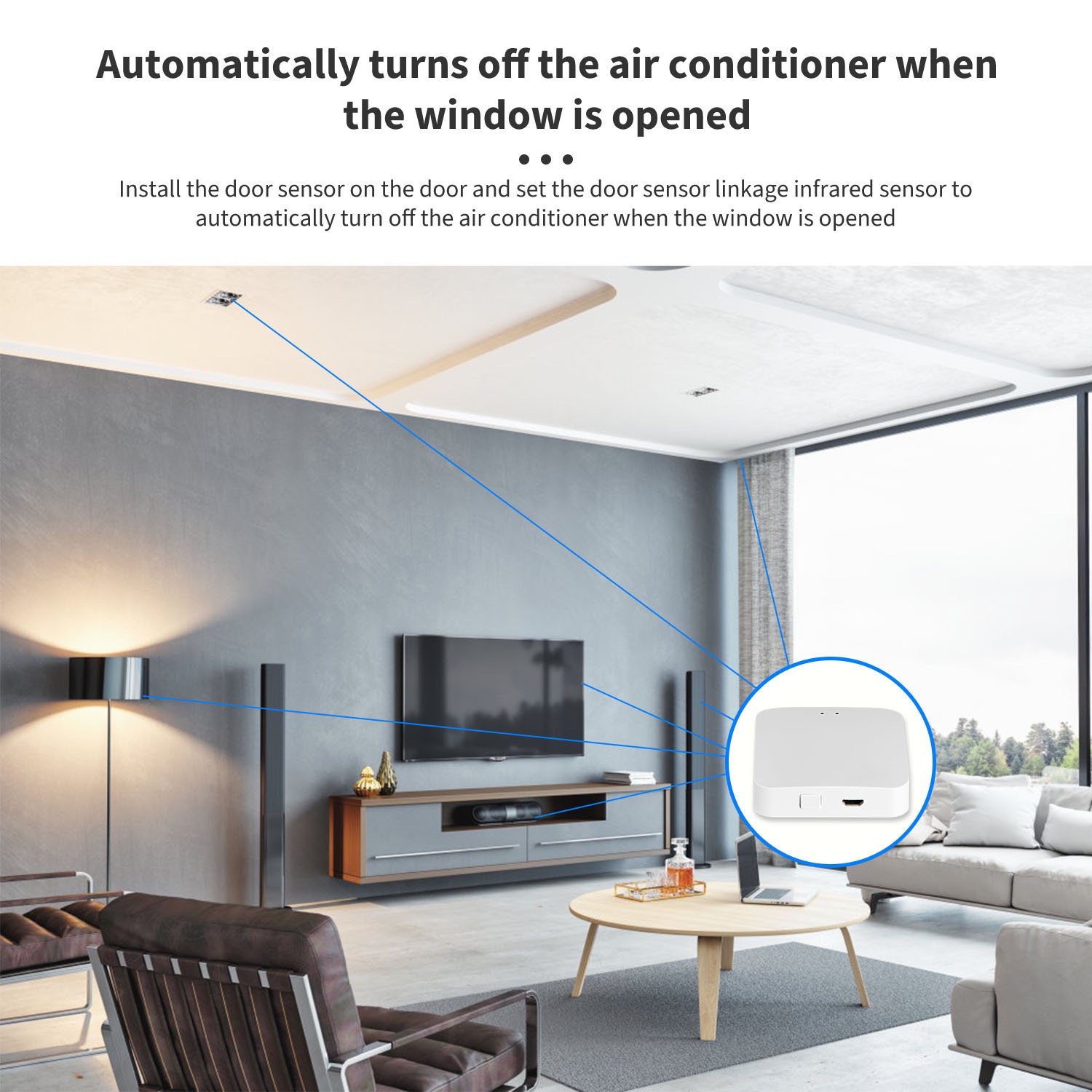 Multi-Mode Smart Home Gateway Hub WiFi Bridge with Bluetooth Mesh Control