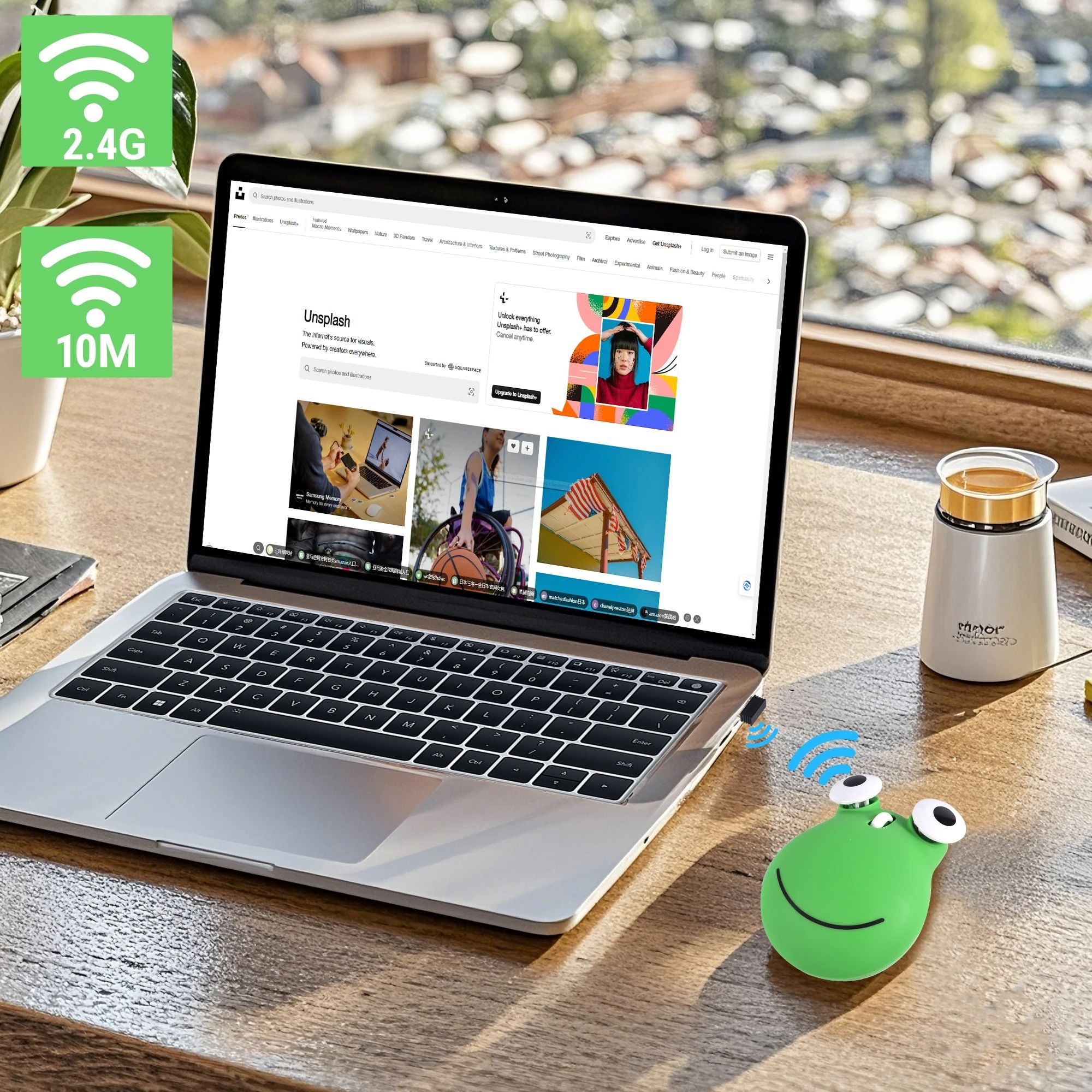 Creative Dual-Mode Frog Silent Wireless Mouse