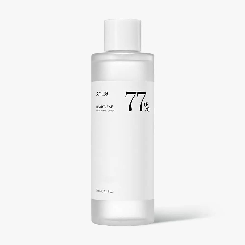 Anua Heartleaf 77 Toner and Cleansing Skincare Set